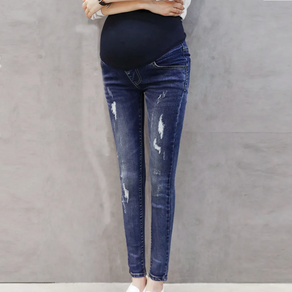 

Jeans Maternity Clothing Pants For Pregnant Women Clothes Nursing Trousers Pregnancy Overalls Denim Long Prop Belly Legging New