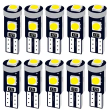 10 шт. T5 58 74 286 W1.2W супер яркий 3030 светодиодный клин приборной панели манометр лампы Предупреждение ющий индикатор инструмент индикаторы кластера лампы