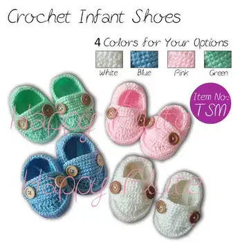 

HappyFlute shoes, crochet baby shoes, hand made shoes,TSM