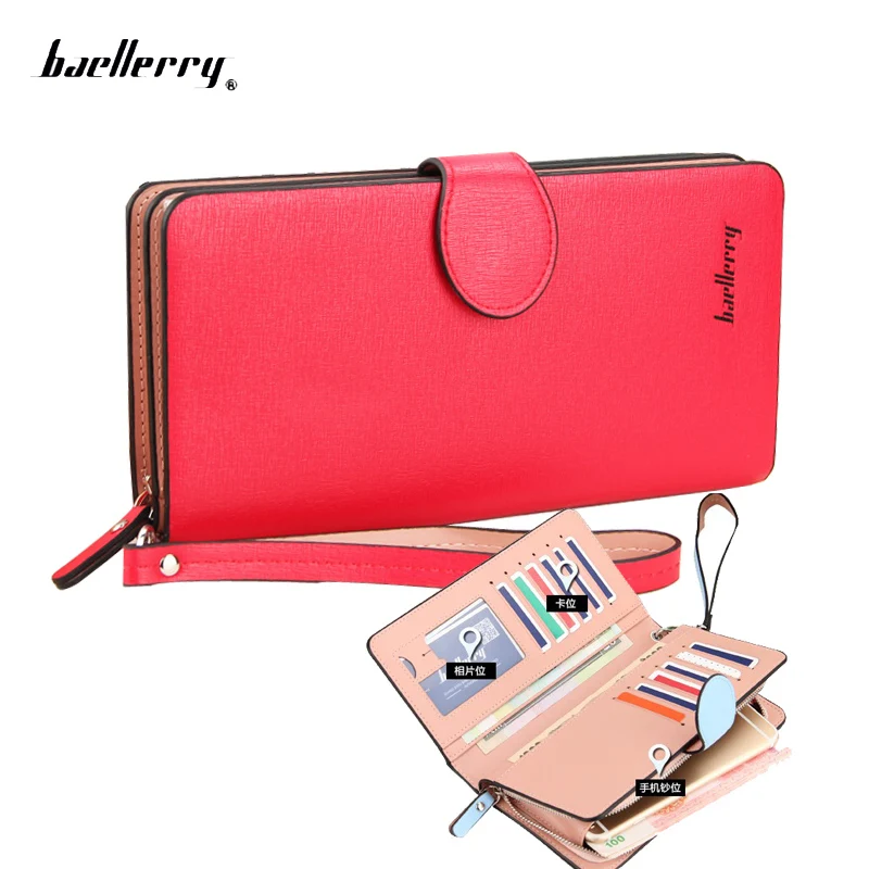 

Fashion wallets Famous Brand ladies handbag luxury pu leather Fashion Purses women HASP Solid Fashion Hot Sale For Beauty