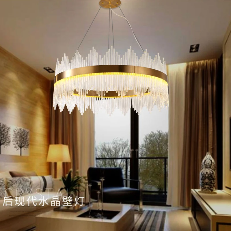 

chandelier lighting crystal drops for living room crystal chandeliers lamp fixtures AC 90-260V