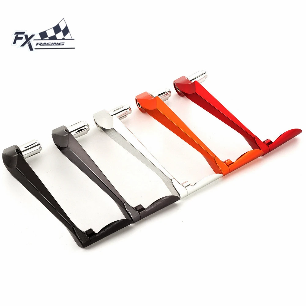 Orange 22mm 7//8/" CNC 3D Brake Clutch Lever Guard Protector Bar End For KTM