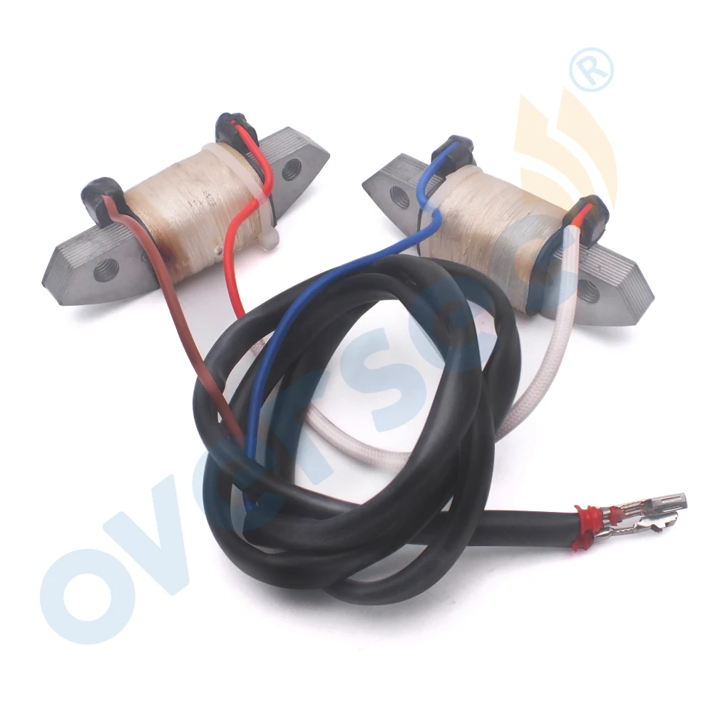 OVERSEE 66T-85520-00 Charge Coil Assy Replaces For 2 Stroke Parsun Hidea Powertec 38HP 40HP Yamaha Outboard Engine Parts OVERSEE 66T-85520-00 Charge Coil Assy Replaces For 2 Stroke Parsun Hidea Powertec 38HP 40HP Yamaha Outboard Engine Parts