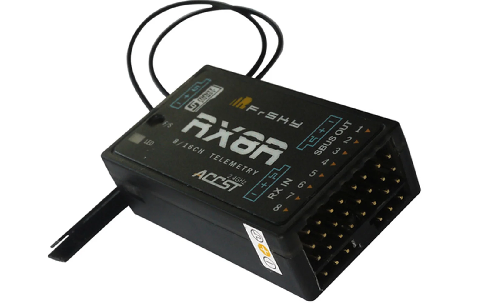 

F-Cloud Frsky RX8R Receiver 2.4G S.port 8CH 16CH Double Prodection Receiver for RC Drone