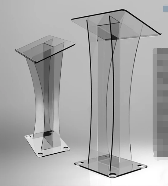 Podium podium reception desk reception table transparent acrylic lectern  reception desk reception shopping guide