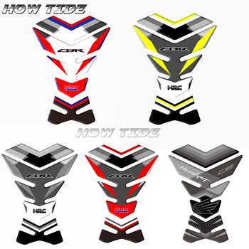 

Motorcycle For Honda CBR RVF VFR 600 400 1000 F4 Fish Bone 3D Tank Pad Applique Sticker Gas Cap Pad Filler Protector Decal