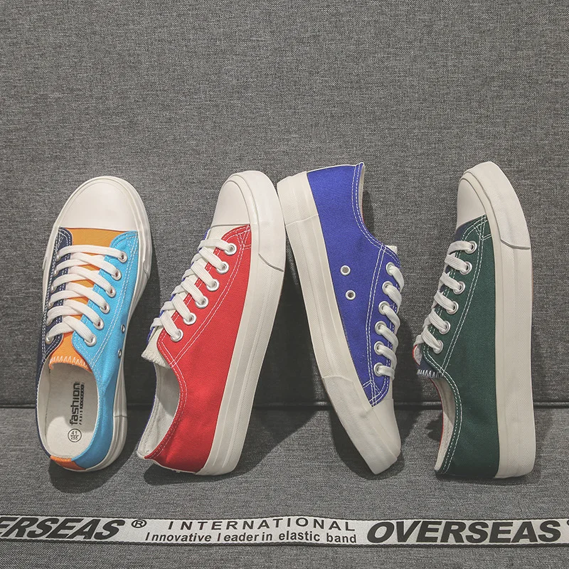 flat canvas shoes for men