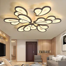 Modern Chandelier Led White Chandelier Lighting For Living Room Bedroom Dining Room Surface mounted kroonluchter