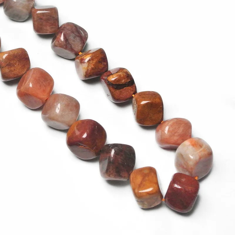 

Natural Sun Stones Square Bead 11-12mm Loose Beads For Diy Handmade Jewelry Accessories Free Shipping Wholesale TR409