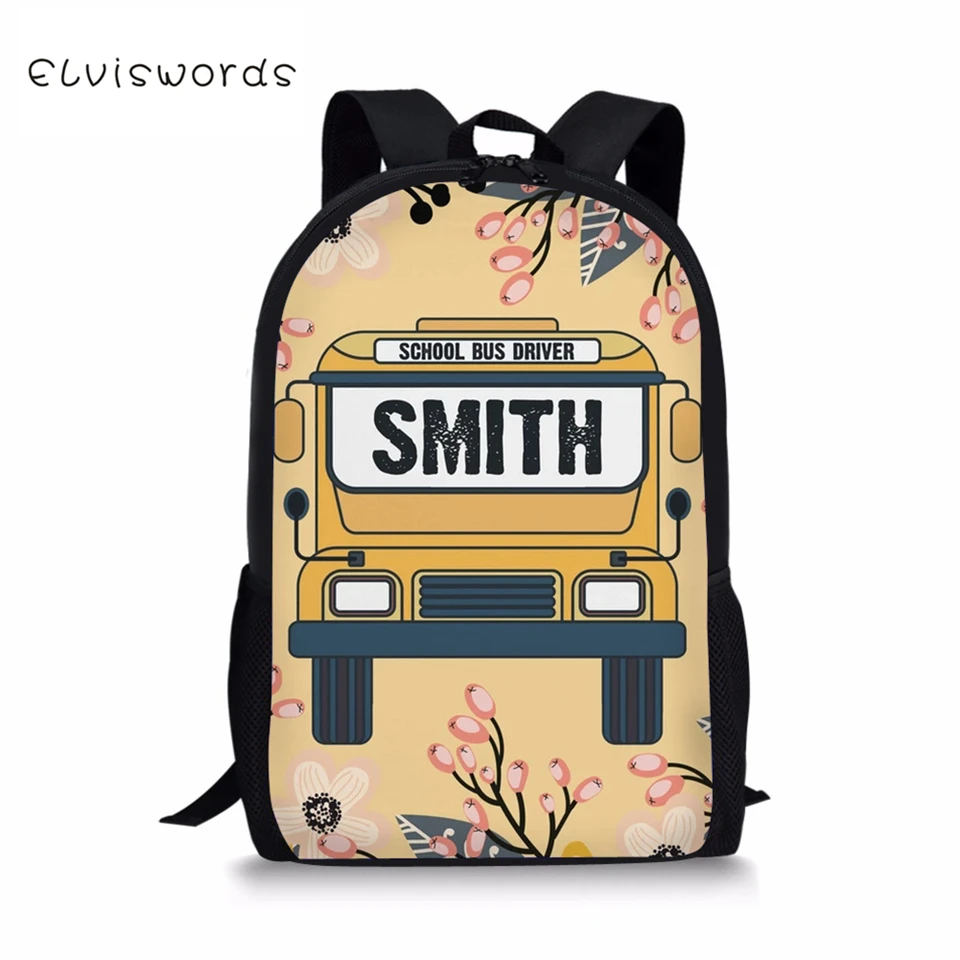 

ELVISWORDS Kids Fashion Backpack Unicorn Horse Pattern Children's School Bag Kawaii Animal Toddler School Bags Women Backpack