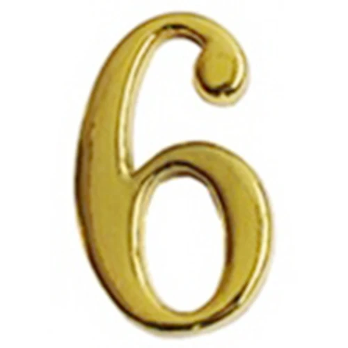 Золотой домашний дом дверь отеля цифры цифра табличка самоклеющиеся наклейки табличка знак номер 6