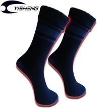 2 пар/упак. женские Полностью амортизирующие носки с круглым вырезом Модные полосатые носки для манжета, женские толстые теплые черные носки EXW004