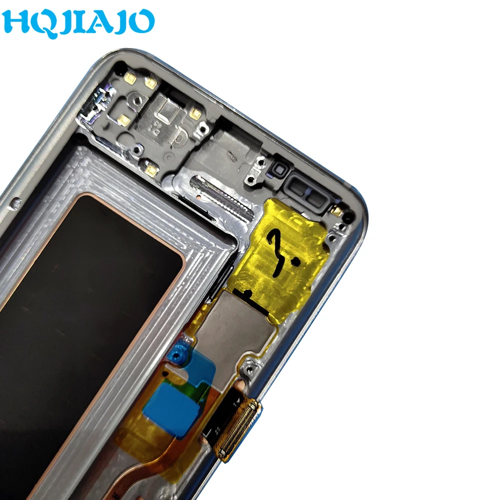 ЖК экран Super AMOLED для Samsung S8 G950 G950F дисплей сенсорный дигитайзер Galaxy с рамкой|Экраны