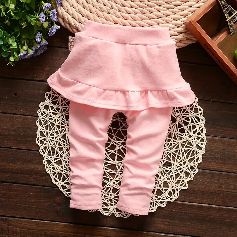 Коллекция года, осенне-осенние штаны для маленьких девочек с милым котиком новые серые и розовые леггинсы для маленьких девочек детские штаны с оборками из 2 предметов повседневный костюм