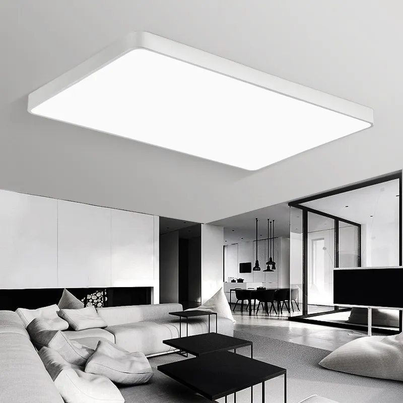 Square & Rectangular Led Ceiling Light Living Room Bedroom Dining Room ...