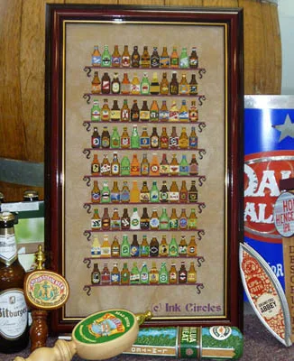 Золотая коллекция Счетный Набор для вышивки крестом 99 бутылка пива на стене коллекция винных бутылок