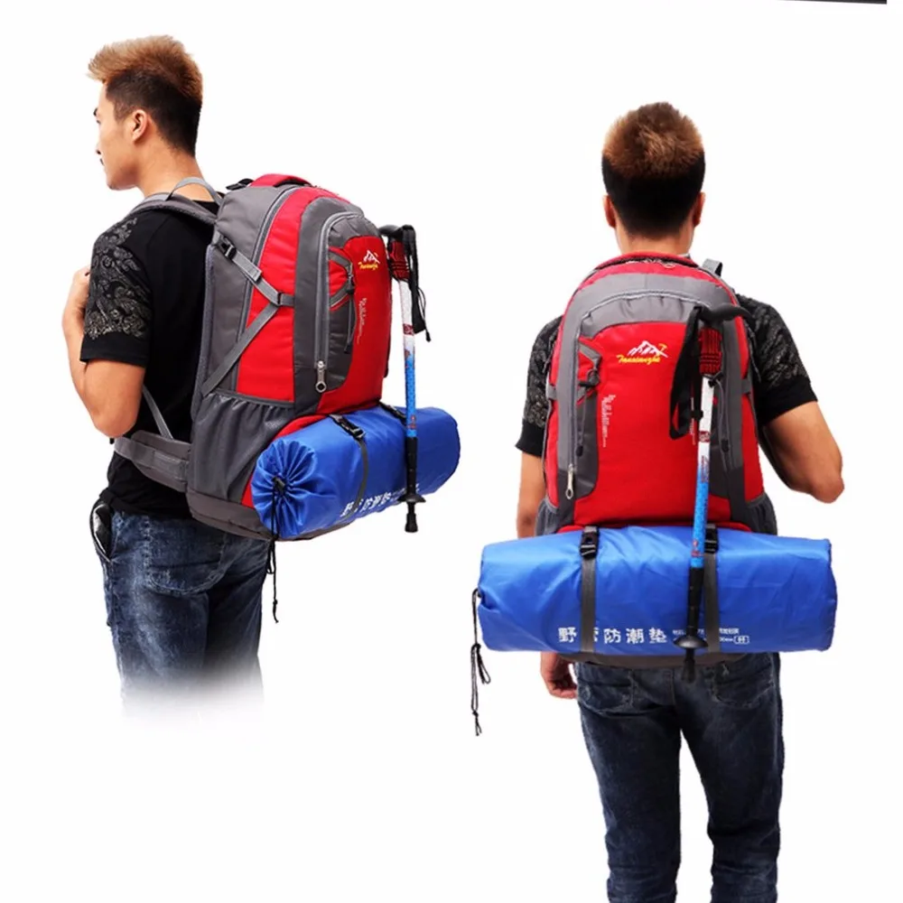 

60L Universal Waterproof Outdoor Backpack Men Women Large Capacity Travel Camping Rucksack Hiking Climbing Travel Tour Packs Bag