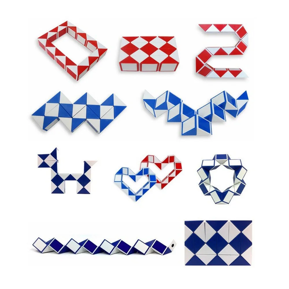 

2017 Cool Snake Magic Variety Popular Twist Kids Game Transformable Gift Puzzle for baby Lowest price Dropshipping wholesale