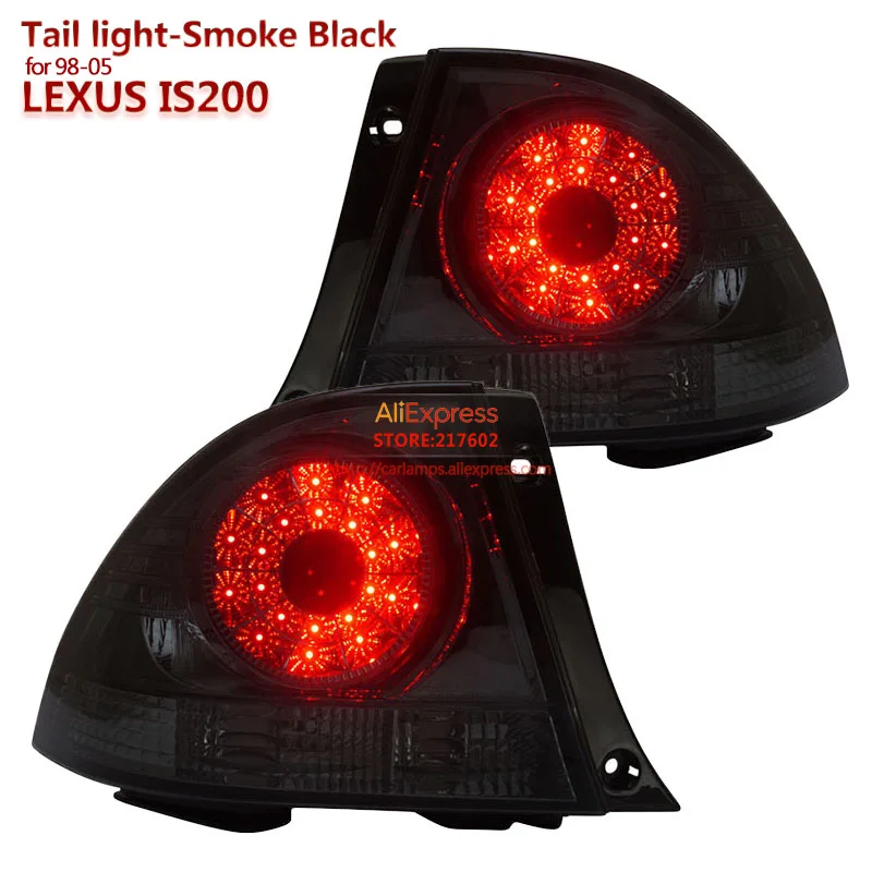 

SONAR Brand for Lexus IS200 LED Tail light Assembly fit for 1998-2005 year Cars Rear light Top Quality Easy Install Smoke Black