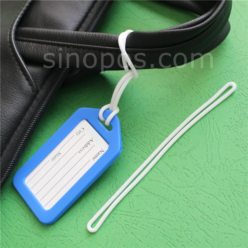 Plastic Key Chain Key Tag Labels Name Cards Luggage - China Clear Vinyl  Plastic Loops and PVC Luggage Tag Loops price