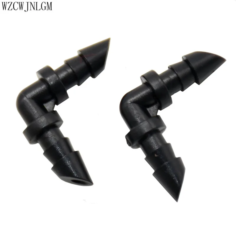 

Garden Irrigation 4/7 Inch Hose Fitting 90 Degree Elbow Quick Coupler Home Garden Automatic Watering 500pcs