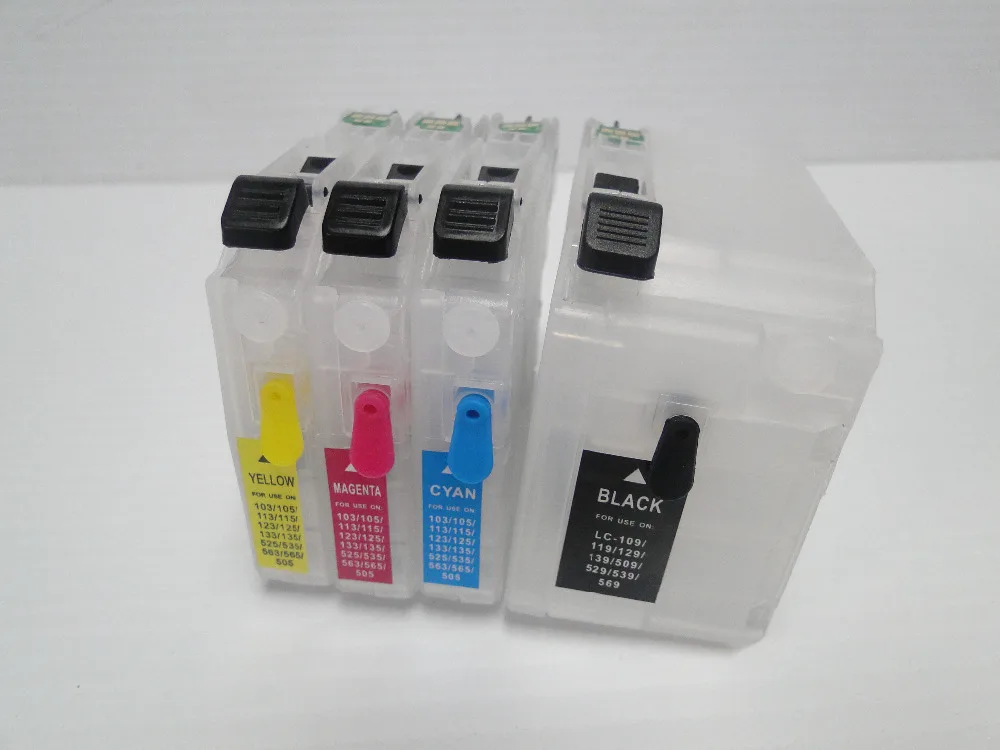 

5set Refillable ink cartridge LC125 LC129 for Brother MFC-J6520DW MFC-J6720DW MFC-J6920DW