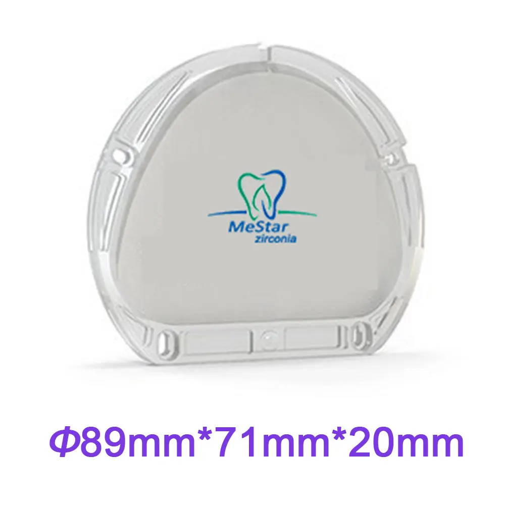 

Super Translucent 20mm Thickness Dental Zirconia Block Compatible with Amann Girrbach CADCAM Lab Materials
