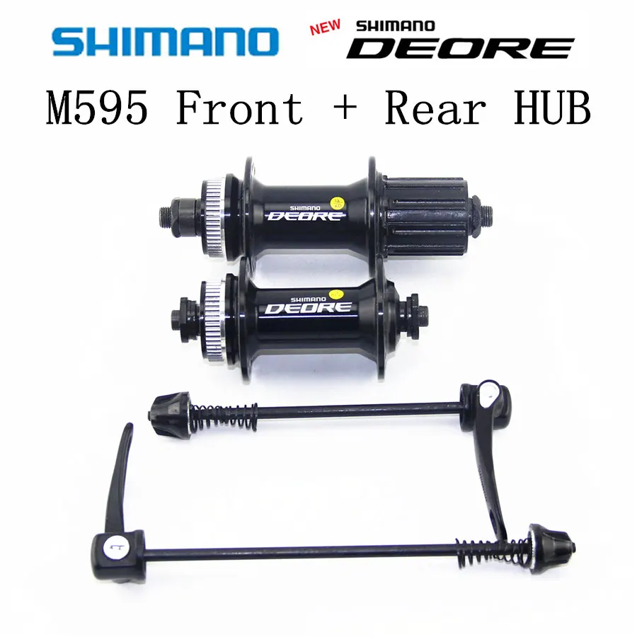 SHIMANO DEORE M595 FH BH концентратор Shimano 32H Центральный замок 9 мм и QuickRelease велосипед
