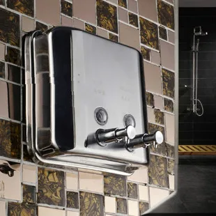 

Soap Dispenser Stainless steel soap dispenser manual box hand sanitizer bottle 1500ML