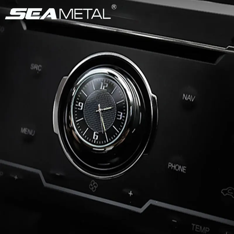 

Luminous Car Clock Digital Clocks Mini Autos Quartz Clock In The Car Watch Air Vent Clip Decor Automobiles Interior Accessories