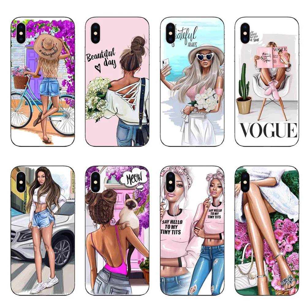 VOGUE Queen Princess для девушек визуально увеличивающие boss кофе мода девушка жесткий