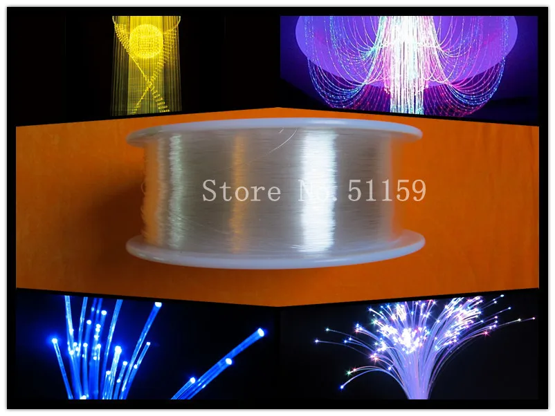 high quality. 0.5mm Pmma fiber end glow LED fiber optic light,plastic fiber cable 6000m /roll
