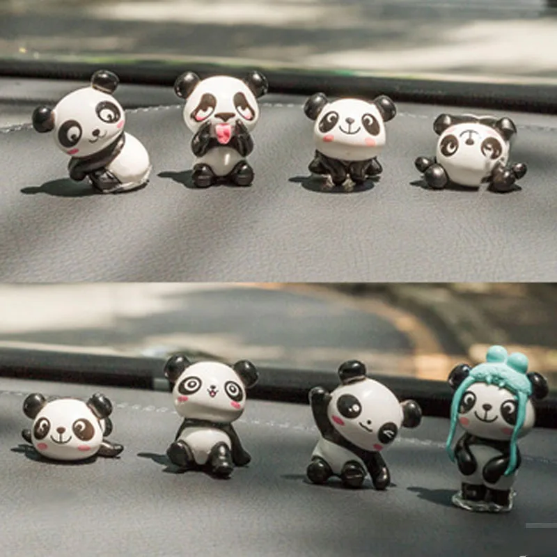 

Panda car ornaments eight panda ornaments