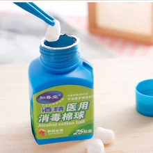 25 штук/бутылок медицинские спиртовые салфетки тампоны стерильный спиртовой ватный шарик дезинфицирует первую помощь домашняя Татуировка тампон