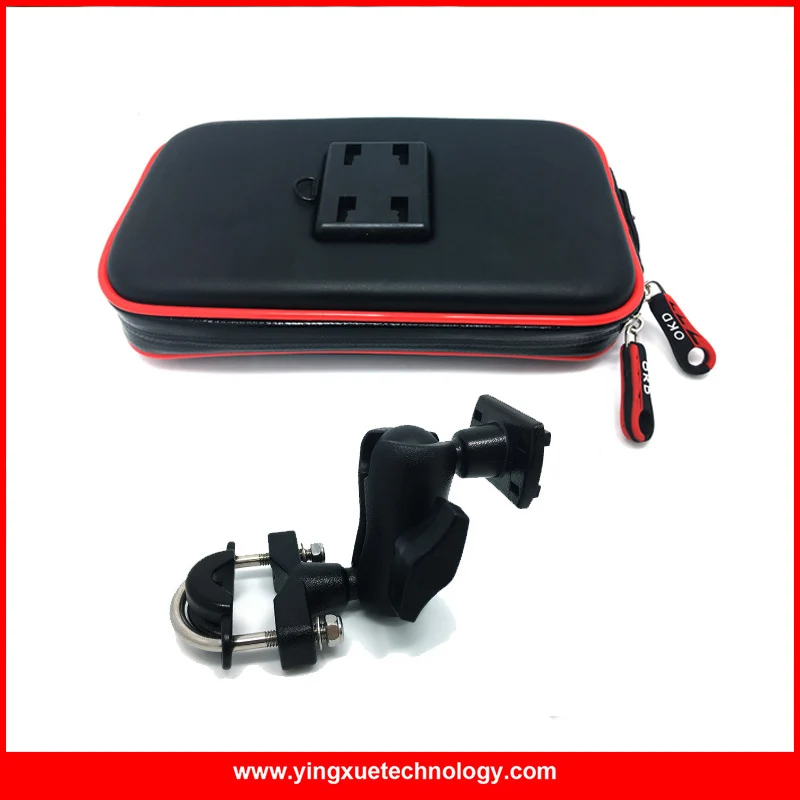 Universal Rail Mount Cell Phone Holder Case Motorcycle Handlebar Mount