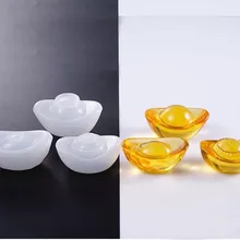 Китайский YuanBao Форма для обуви золотой слиток силиконовая полимерная форма Изготовление ювелирных изделий кулон брелок оригинальность эпоксидная форма стереоскопический