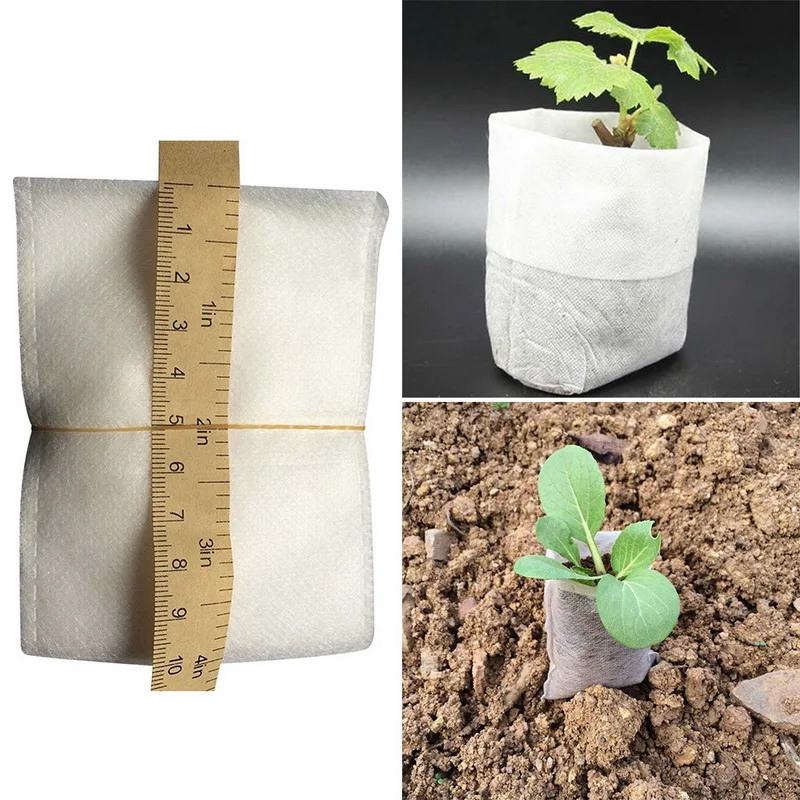 Biodegradable Plant Fiber Nursery Pots Seedling Raising Bags