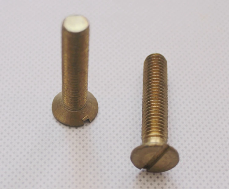 Винты с потайной головкой M3 M4 M5 M6 M8 M10 винты из латуни длина GB68 5 50 мм|screw bolt|countersunk