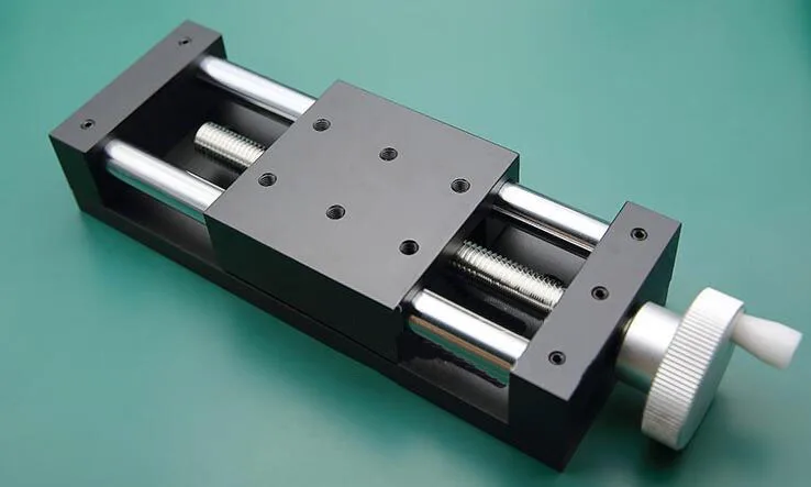 

X Axis Manual Slide Feed Screw Simple Linear Guide 80*80mm