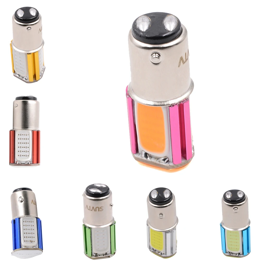 Super Bright COB LED Motorcycle Car Turn Signal Fog Lamp Tail Light Low Power Consumption High Luminance