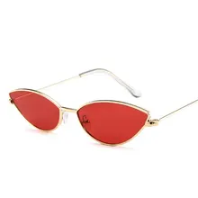 Симпатичные сексуальная кошка глаз солнцезащитные очки Для женщин ретро небольшой черный, красный розовый кошачий глаз солнцезащитные очки Женские винтажные солнцезащитные очки для Для женщин