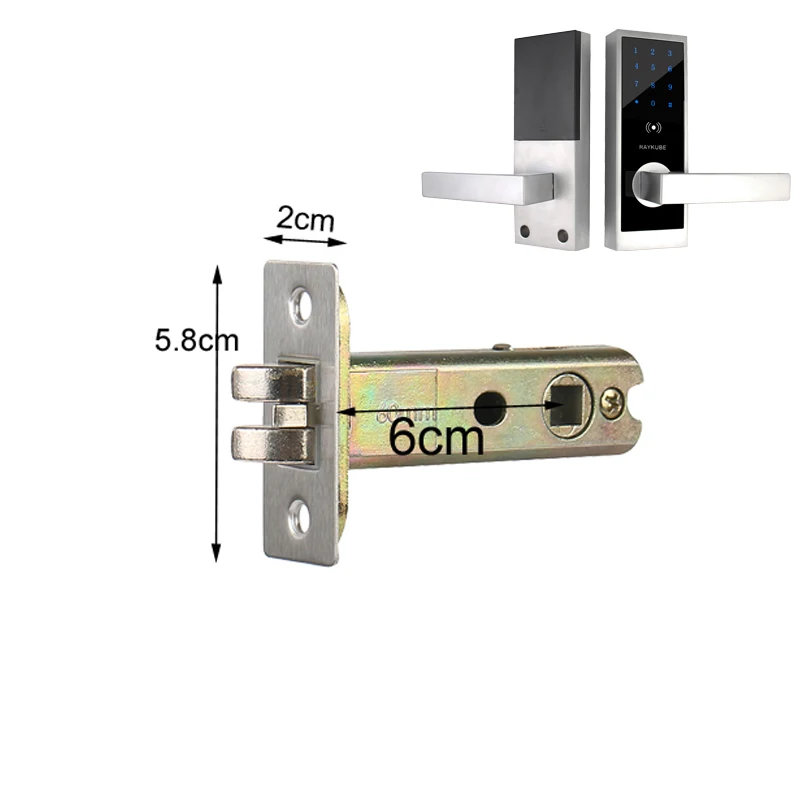 RAYKUBE электронный дверной замок приложение Bluetooth/цифровой код/IC карта разблокировка отель замок водонепроницаемый IP65 врезной дверной замок TL101 - Цвет: Золотой
