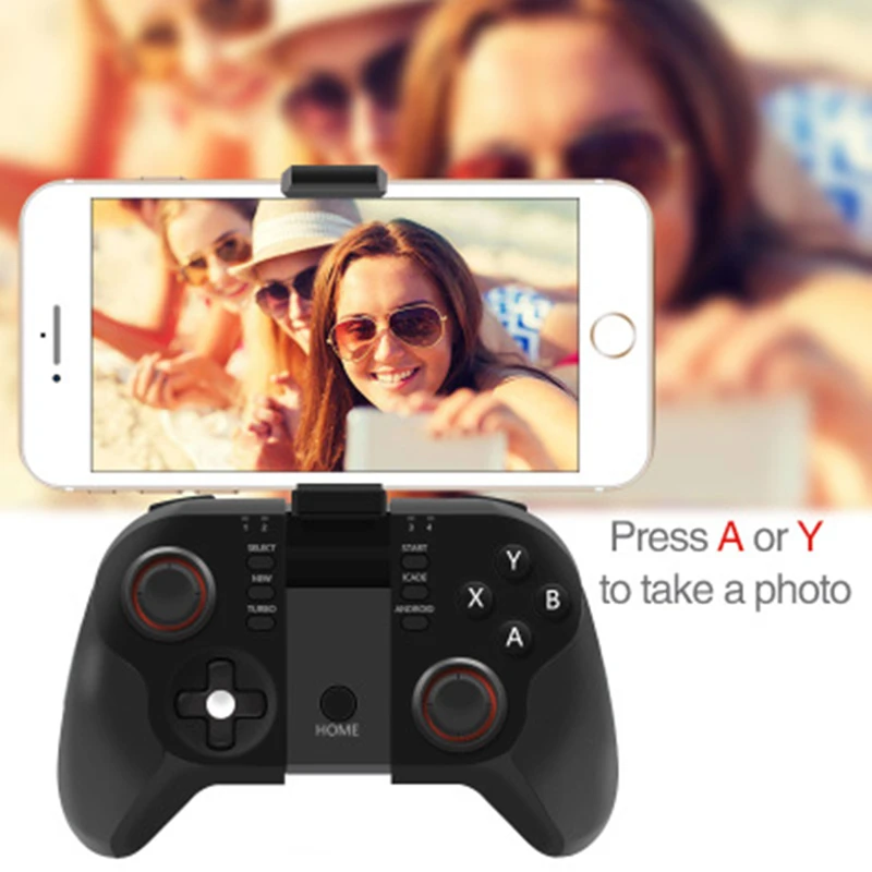 Compatible with PS3,PC,Smart Phone,TV Box VR Wireless Bluetooth Gamepad pubg controller Bluetooth4.0Controller Joystick portable