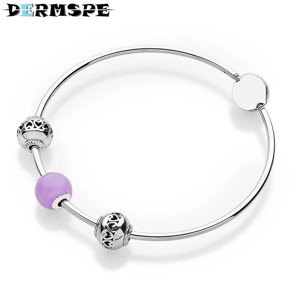 

DERMSPE 100% 925 Sterling Silver 796006SAM Sweet Devotion Bracelet DIY Original Charm Bracelets Set Woman Jewelry 796057 590713