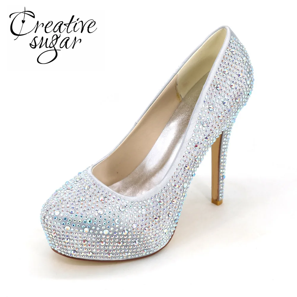 high heel satin shoes
