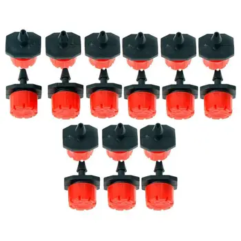

75 Pcs Micro-Flow Dripper Drip Head Adjustable 8-Holes Emitter Irrigation Sprinkler Watering Dripper Drip System