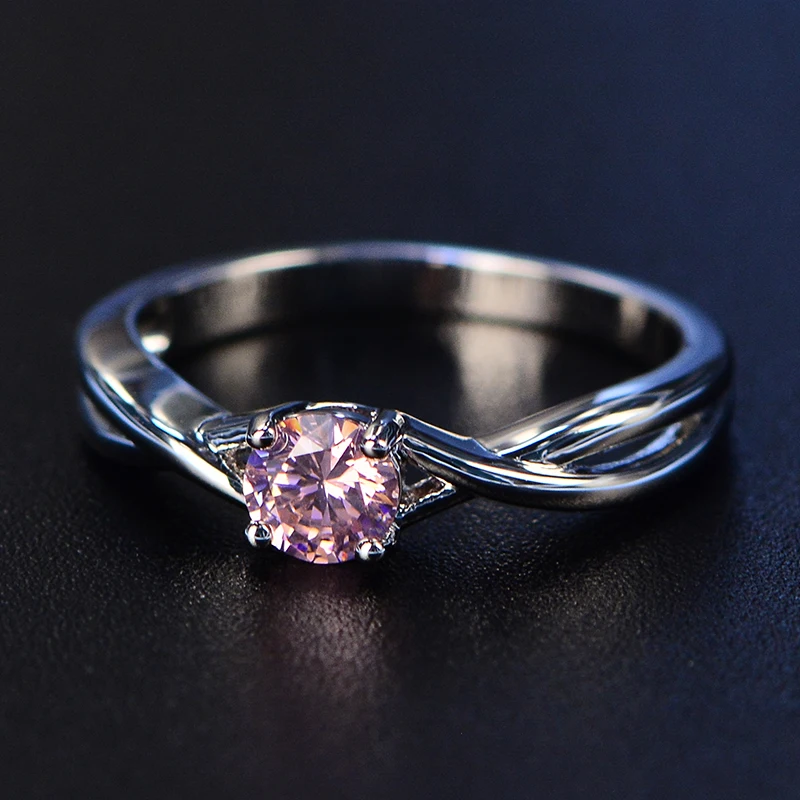 OneRain Серебро 925 пробы Природный розовый сапфир Изумрудный камень свадебные Обручение Cocktaill кольцо ювелирные изделия оптом