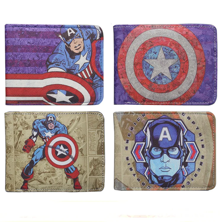 Huimeng كاريكاتير الأعجوبة المنتقمون خارقة كابتن أمريكا الدرع فو جلدية bifold محفظة id النقدية هدية للأطفال Huimeng كاريكاتير الأعجوبة المنتقمون خارقة كابتن أمريكا الدرع فو جلدية bifold محفظة id النقدية هدية للأطفال