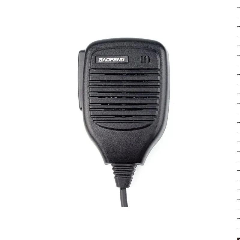 Baofeng Динамик 2Pin Ручной PTT Mic для KENWOOD TK3207 UV 5R BF 888S H777 двухстороннее радио иди и