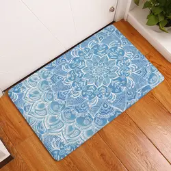 2017 новые цветочные печатные коврики для ванной коврики Противоскользящие коврики 40X60 50X80 см